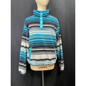 Cowgirl Hardware, Polar Fleece Pullover, Button Up, Small
